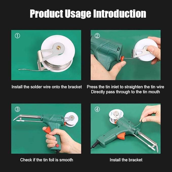 مكواة لحام كهربائية من نوع المسدس مع تغذية تلقائية Fer à souder type pistolet GT10