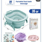 حوض تدليك الأقدام المرنة حوض قدم متعدد الوظائف Bassin de massage des pieds pliable Dazzle Color Multifunctional Foot Tub Bain de pieds multifonctionnel