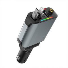 شاحن سيارة قابل للسحب Chargeur Voiture 4en1 Rétractable 120W avec toit Starlight