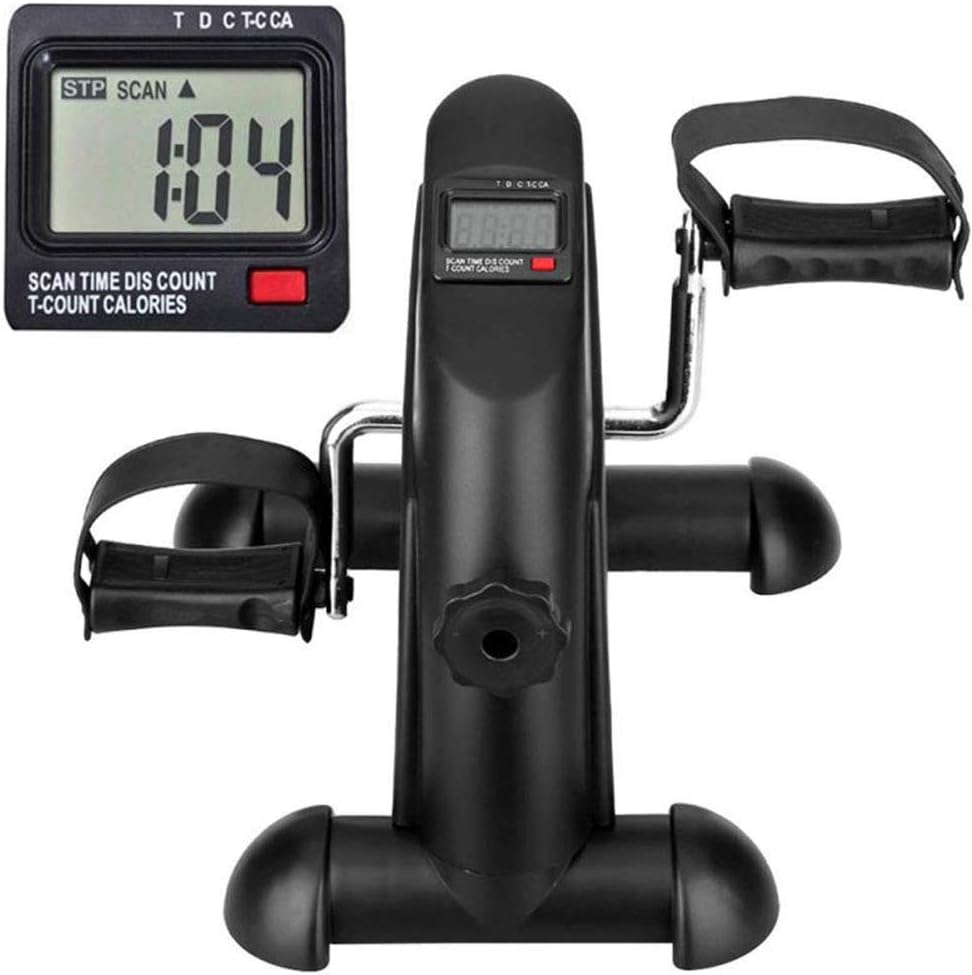 Mini vélo d'exercice, vélo de bureau دراجة تمرين صغيرة، دراجة مكتبية، آلة تحريك الذراع والساق مع شاشة LCD