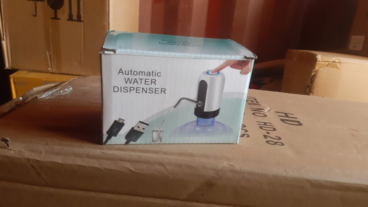 مضخة ماء كهربائية قابلة للشحن موزع أوتوماتيكي للزجاجات Pompe à eau électrique rechargeable
