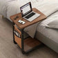 طاولة جانبية عصرية متحركة للكمبيوتر المحمول Table d’appoint roulante moderne pour ordinateur portable maison