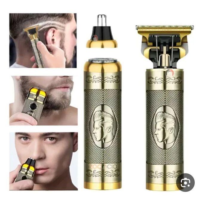 ماكينة حلاقة كهربائية Tondeuse à cheveux électrique T9 3en1 pour hommes, Rechargeable par USB