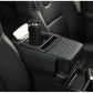 وسادة مسند ذراع السيارة الوسطى من الجلد الصناعي حامل هاتف مدمج وحاملات أكواب Coussin d’accoudoir central pour voiture en simili cuir