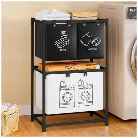 سلة الغسيل المتسخة القابلة للطي Panière à linge sale pliable Folding dirty clothes