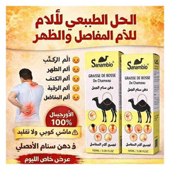 Graisse de Bosse de Chameau Crème de graisse de chameau pour la douleur au genou دهن سنام الجمل
