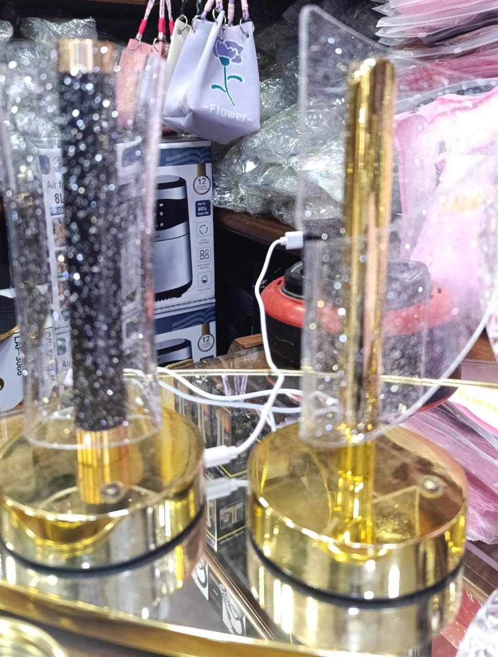 Creatice table lamp مصباح طاولة كريستال