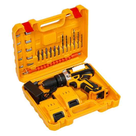 مفك براغي لاسلكي 36V مع بطاريتين و حقيبة و ملحقات Visseuse Sans Fil 36V avec 2 Batteries et Boîte et Accessoires