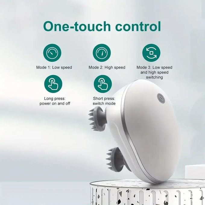 Masseur électrique du cuir chevelu rechargeable جهاز تدليك فروة الرأس الكهربائي القابل لإعادة الشحن