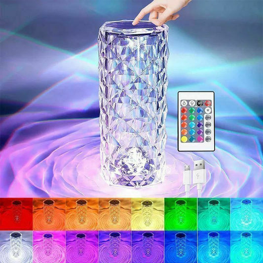 Rose Diamond Table Lamp Lampe cristal