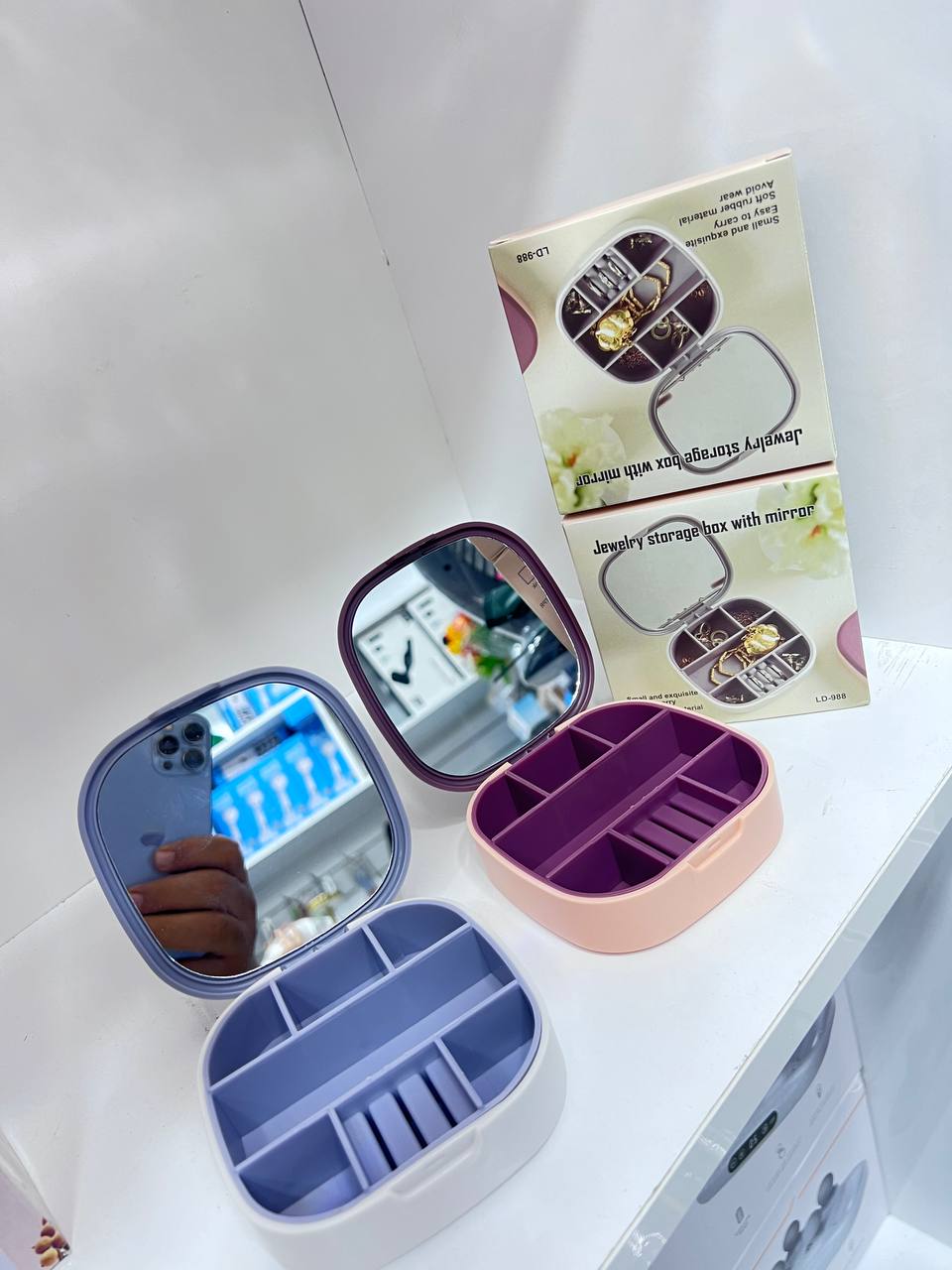 منظم المجوهرات Mini boîte de rangement à bijoux
