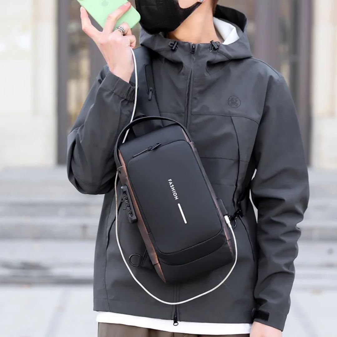 Sac à bandoulière poitrine pour hommes et femmes voyage sport