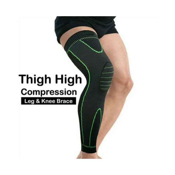 وسادات الركبة الضاغطة المرنة Genouillère de compression élastique avec sangle