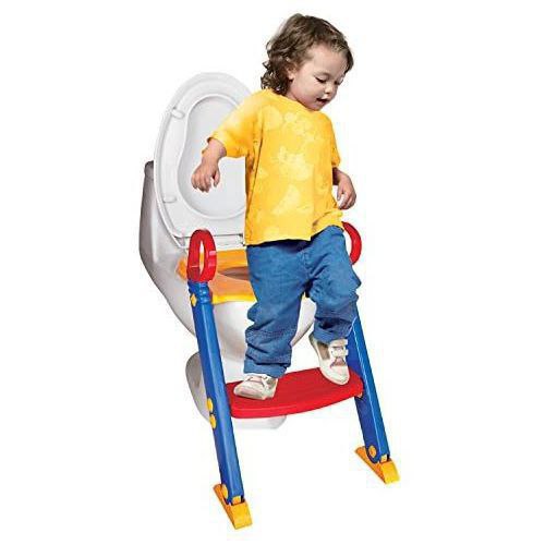 Lightweight Foldable And Portable Baby Toilet Step Stool Ladder  سلم خطوة مرحاض قابلة للطي خفيفة الوزن ومحمولة سلم