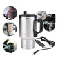 سخان كوب السيارة الكهربائي المصنوع من الفولاذ المقاوم للصدأ بقوة 12 فولت Chauffage Tasse En Acier Inoxydable Électrique pour voiture 12V