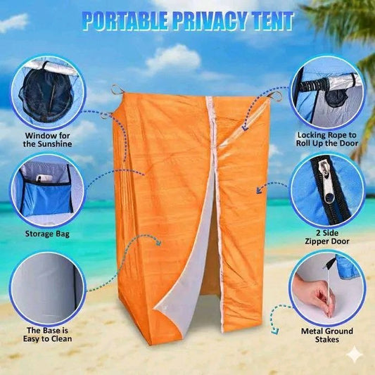 كابينة استحمام وحمام بلاستيكية محمولة حمام بلاستيكي Tente d'intimité portable