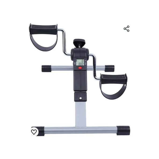 Arm and leg pedal exerciser Mini Vélo, Pédalier Pliable por Jambes et Bras, Résistance Réglable avec Ecran LCD