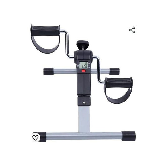 Arm and leg pedal exerciser Mini Vélo, Pédalier Pliable por Jambes et Bras, Résistance Réglable avec Ecran LCD