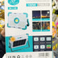 PROJECTEUR SOLAIRE Portable Solar Lamp 100W 188 LED مصباح شمسي محمول 100 واط 188 مصباح LED