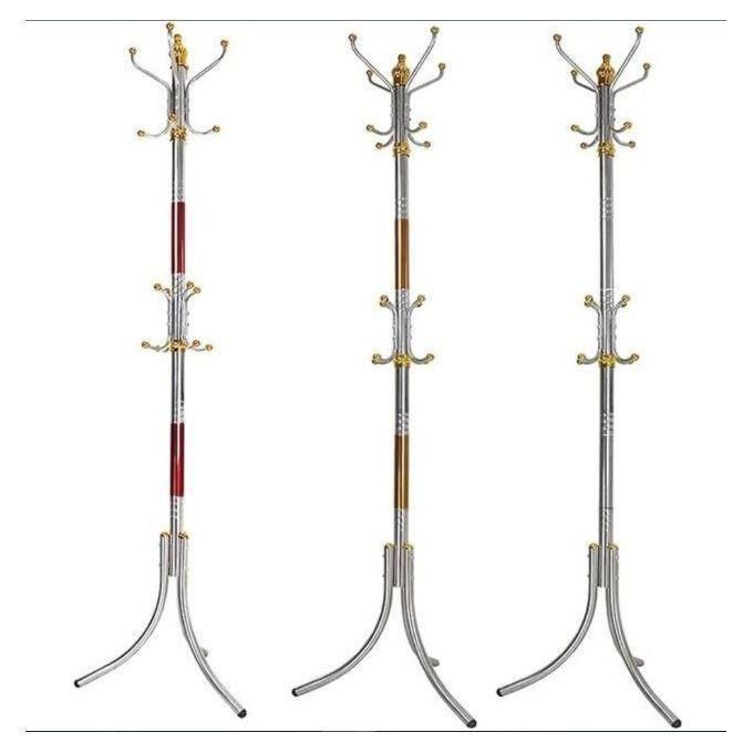 Porte-Manteau Chambre À Coucher En Acier Inoxydable Porte-Manteau Chapeau Vêtements رف معاطف من الفولاذ المقاوم للصدأ لغرفة النوم، رف قبعات، رف ملابس، حامل أرضي، رف معاطف معدني