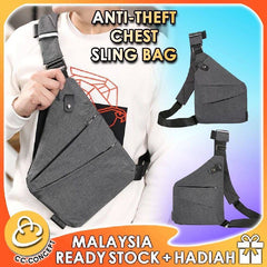 Sac de poitrine multifonctions Anti-vol حقائب كتف واحدة مضادة للسرقة للرجال
