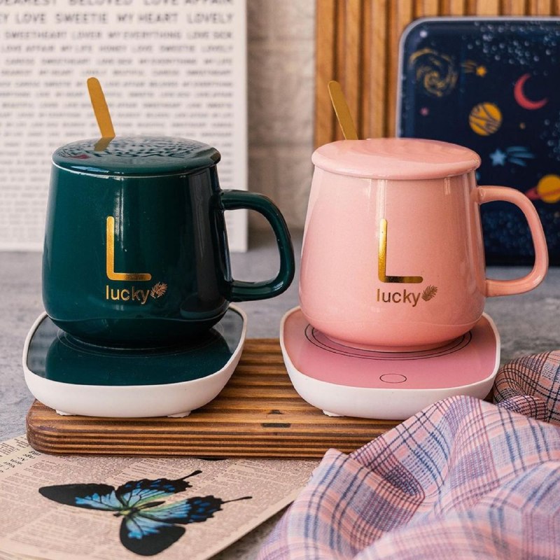 سخان أكواب القهوة الذكي مع الشحن اللاسلكي Chauffe-tasse à café intelligent avec chargement sans fil