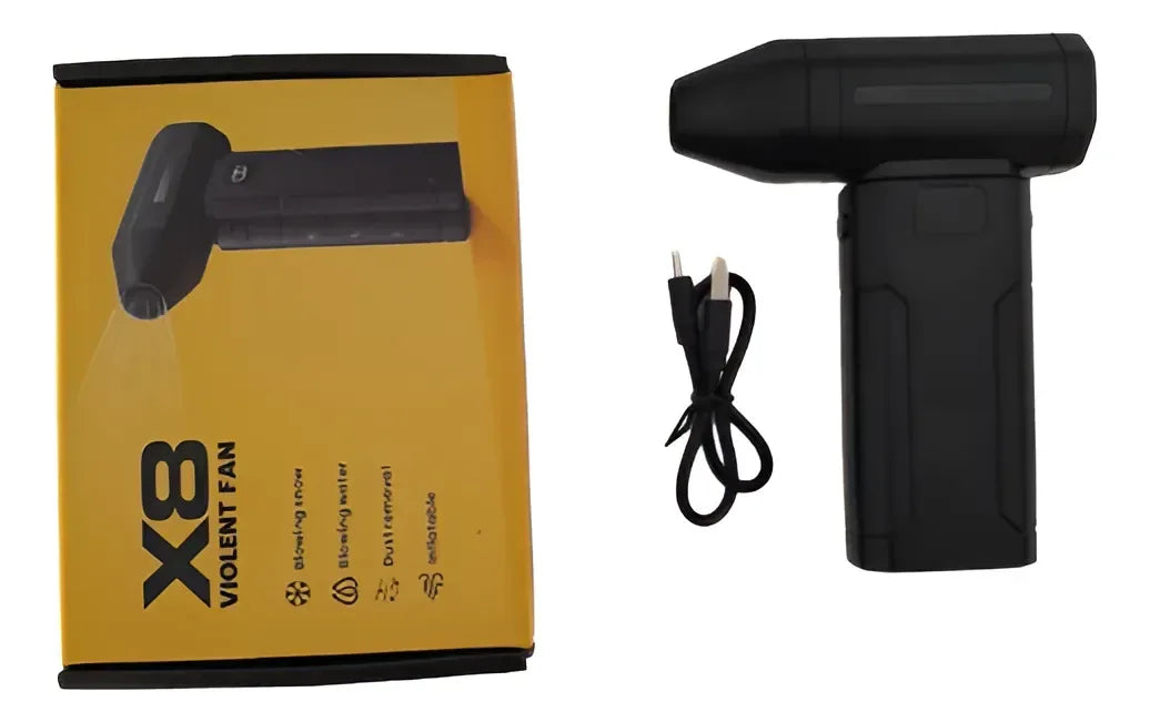 X8 مروحة توربو جيت منفاخ هواء توربيني محمول عالي الأداء Violent Fan  Mini Jet Fan X8
