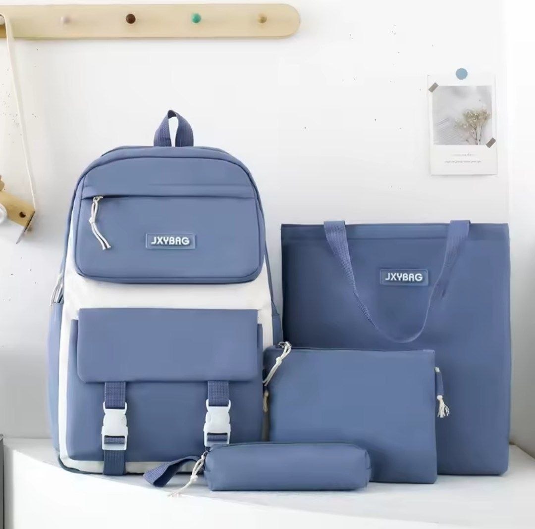 حقيبة ظهر مدرسية مكونة من 4 قطع Sac à dos scolaire 4 pièces