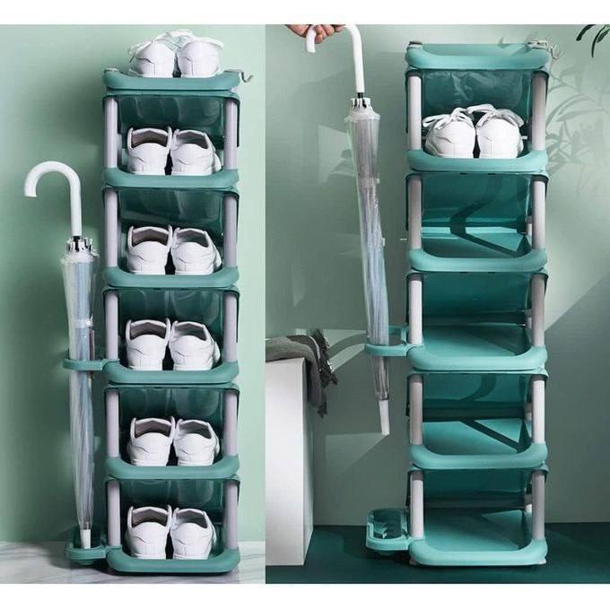 Étagère à Chaussures Verticale à Plusieurs Niveaux رف أحذية رأسي متعدد الطبقات