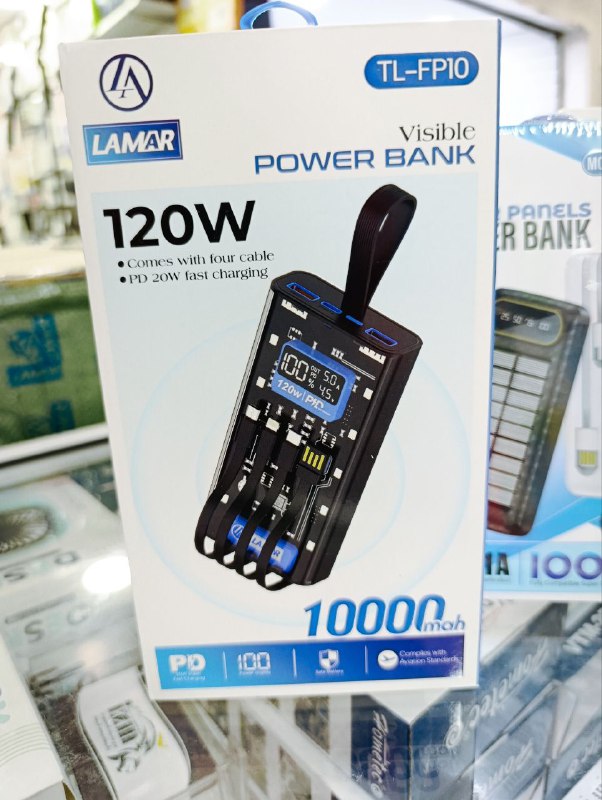 Power bank fast 120W 10000mah Original TL-FP10