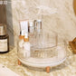 منظم مكياج ومستحضرات تجميل دوار من الأكريليك الشفاف Organisateur de maquillage et de produits de beauté rotatif en acrylique transparent