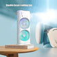 مروحة تكييف هواء صغيرة برأسين، 3 سرعات، قابلة لإعادة الشحن Ventilateur mini Climatiseur à Double tête