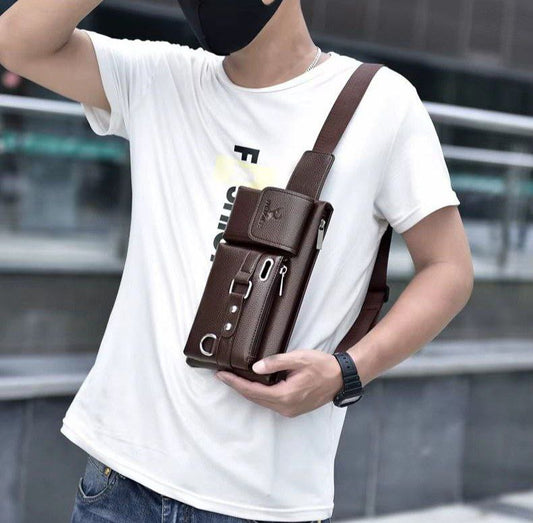 Sac Banane en Cuir Multifonction pour hommes et femmes