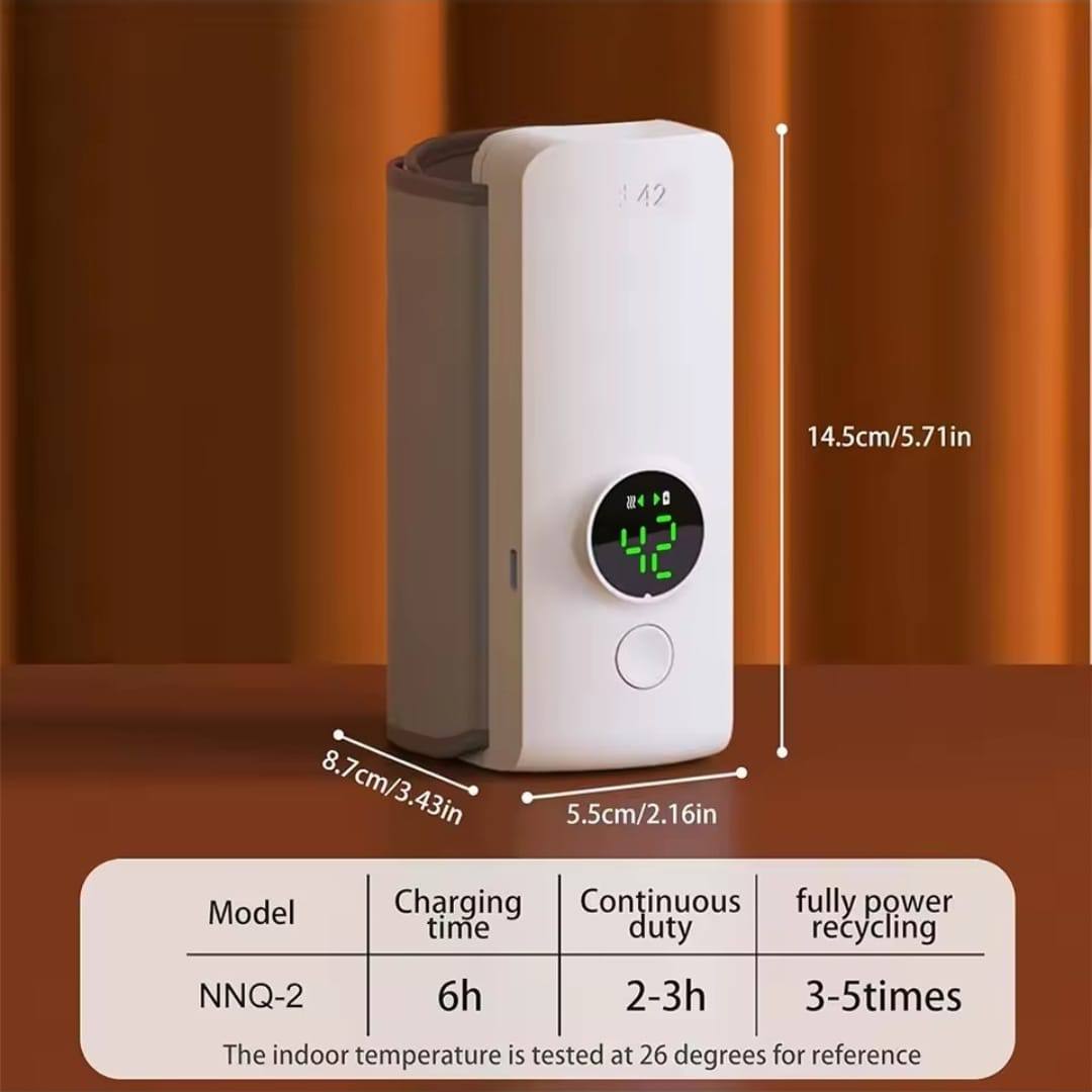 Chauffe-biberon portable, 6000 mAh, alimenté par batterie جهاز تدفئة زجاجات الأطفال المحمول، بسعة 6000 مللي أمبير، يعمل بالبطارية