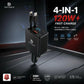 Chargeur de voiture 4-en-1 Fast Digital 120W
