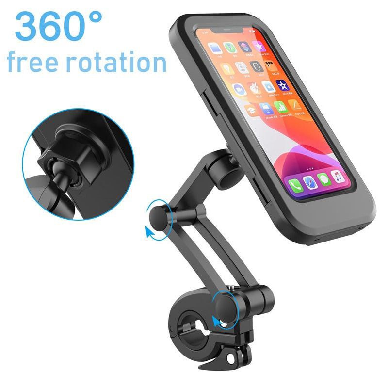 Wtarproof Bike Phone Mount حامل هاتف مقاوم للماء للدراجة