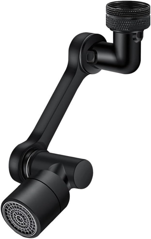 Robinet noir, cuivre alliage rallonge universelle