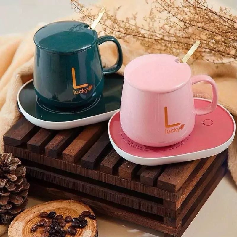 سخان أكواب القهوة الذكي مع الشحن اللاسلكي Chauffe-tasse à café intelligent avec chargement sans fil