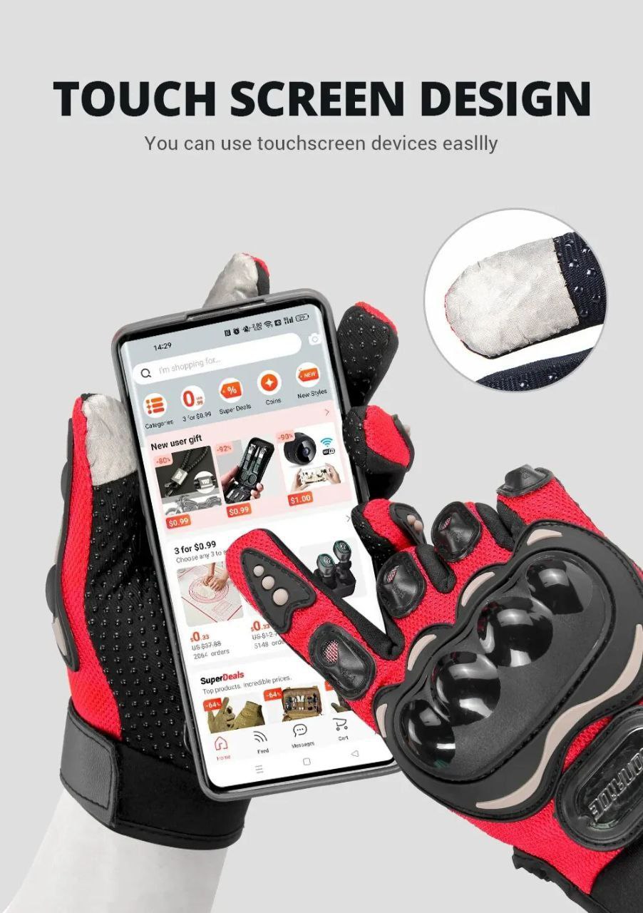 Gants pour moto