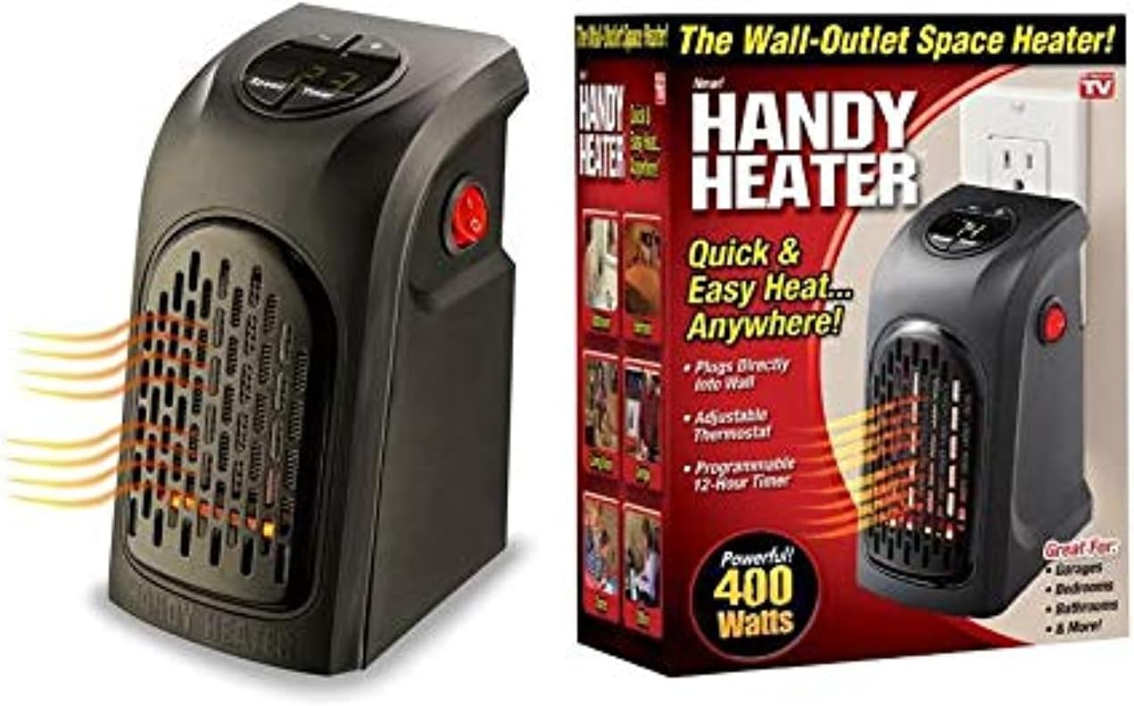 Handy Heater 400W Chauffe-air électrique portatif مدفأة هواء كهربائية محمولة