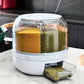 موزع حبوب المطبخ الدوار Distributeur rangement de Céréales Grains pour cuisine tournant