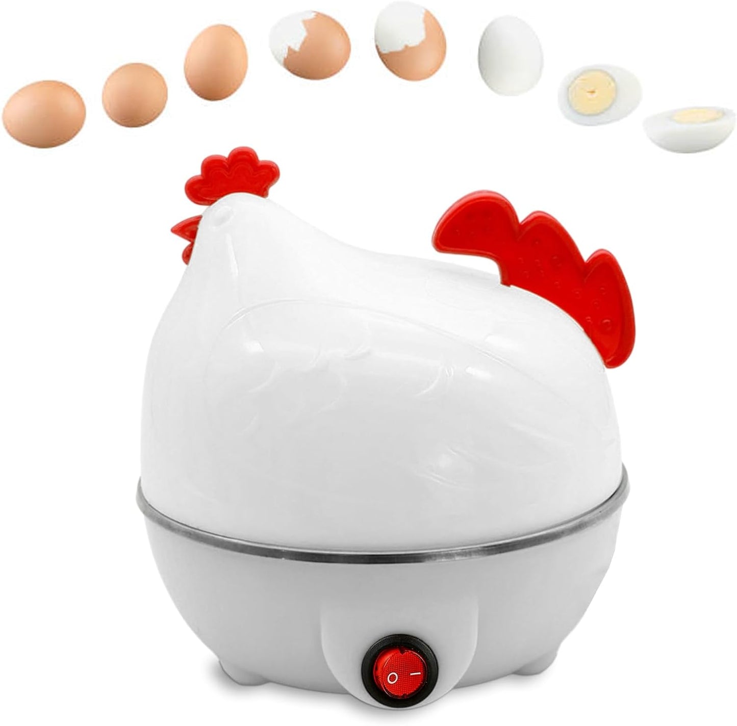 جهاز طهي البيض، على شكل دجاجة Cuiseur à œufs, Machine à œufs Rapide en Forme de Poulet