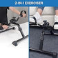 دراجة تمارين رياضية صغيرة محمولة مزودة بدواسات Leg Pedal Exerciser Mini vélo d'exercice portable avec pédales machine de musculation vélo d'entraînement des jambes et des bras