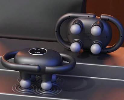 Massage Gun جهاز تدليك لاسلكي للظهر والجسم بأربعة رؤوس