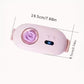 Ceinture de Massage Chauffante Portable et Rechargeable  MASSAGE HEATING BELT حزام تدليك حراري محمول وقابل لإعادة الشحن