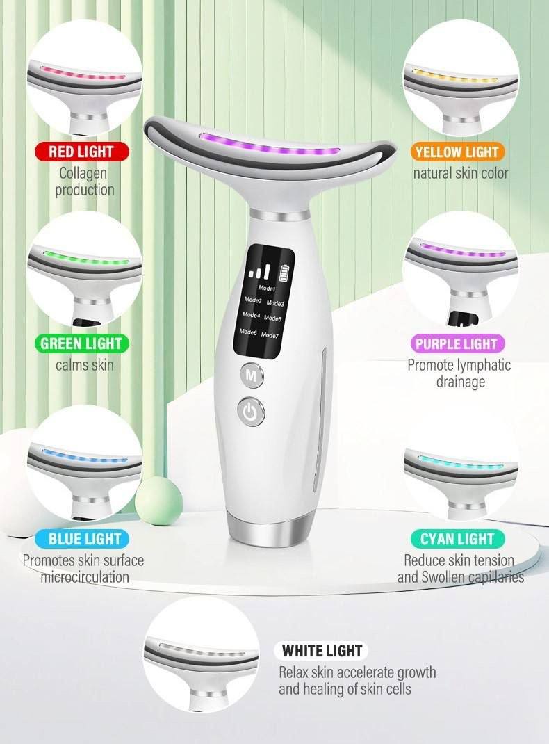 جهاز تدليك كهربائي للوجه لمكافحة التجاعيد Masseur facial électrique visage anti-rides, Appareil de massage du visage et du cou