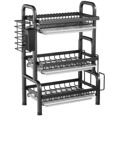 رفوف تخزين الأطباق المنزلية متعددة الوظائف Étagères de Rangement pour Vaisselle et Vaisselle Égouttoirs Ménage Multifonctionnel