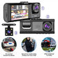 كاميرا سيارة عالية الدقة بالكامل Camera de voiture Dashcam FULL HD 1080P 3 Lens Avant, intérieur et arrière Camera Embarquée