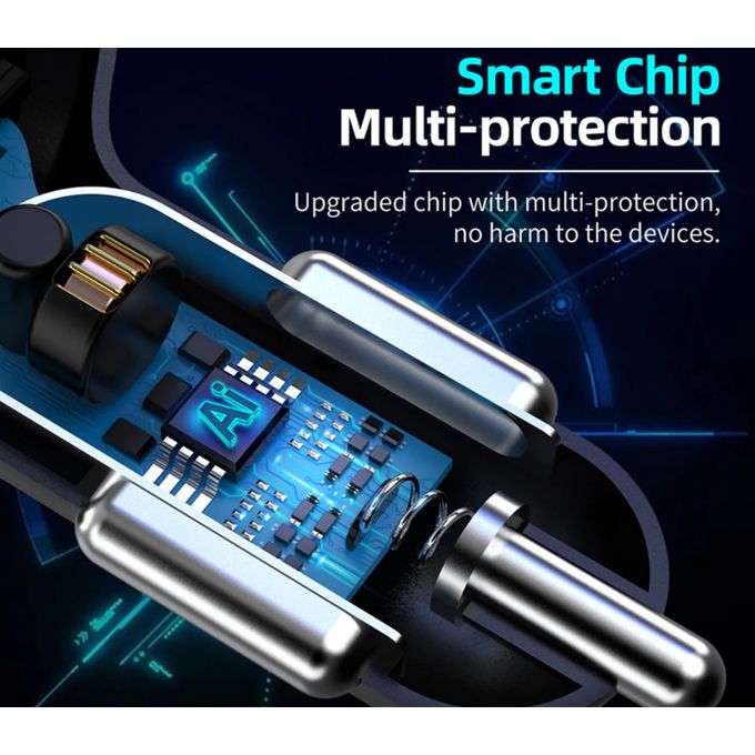 Chargeur USB universel à charge rapide 3.0 4.0 de 4 ports, 48W et 7A