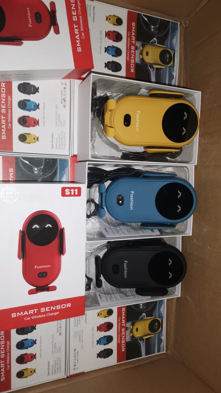 حامل شاحن السيارة اللاسلكي، تثبيت تلقائي، دوران 360 درجة Support de chargeur sans fil de voiture